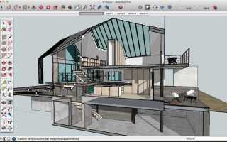 Как работать в скетчап на русском
