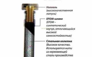 Гибкая подводка для воды сколько атмосфер держит