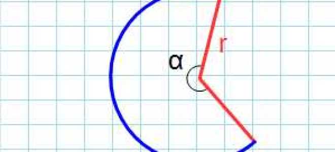 Как вычислить длину дуги арки
