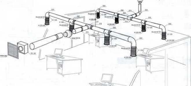 Как устроена вентиляция в 5 этажном доме схема