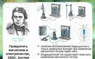 В чем заключается закон электромагнитной индукции