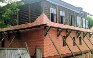 Как обложить деревянный дом кирпичом