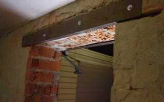 Как укрепить дверной проем из пенобетона