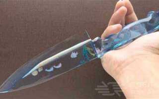 Как сделать ручку для ножа из эпоксидной смолы