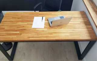 Как сделать столешницу из мебельного щита