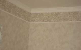 Как приклеить бумажный бордюр на виниловые обои