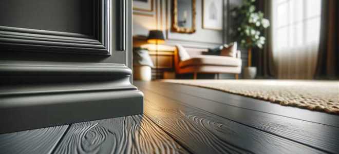 Чем покрасить плинтус пластиковый напольный