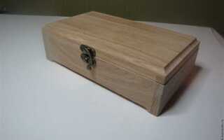 Как сделать шкатулку из дерева