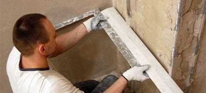 Как выровнять угол стены 90 градусов