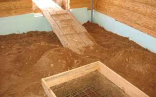 Как залить пол в доме на грунт