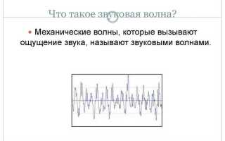 Про звуковые волны можно утверждать что они