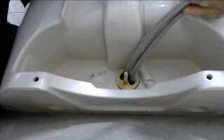 Как поднять смеситель над раковиной