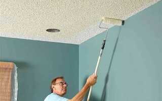 Как рассчитать краску для потолка