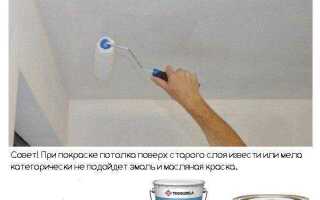 Чем лучше покрасить потолок на кухне