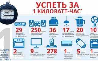 Сколько в киловатте ватт в час