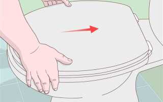 Как установить сиденье для унитаза