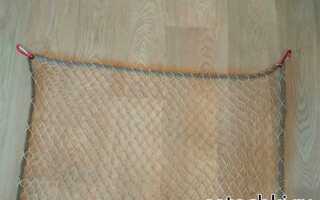 Как закрепить сетку на батуте снизу шнурком