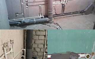 Какие трубы можно замуровать в стену ванной