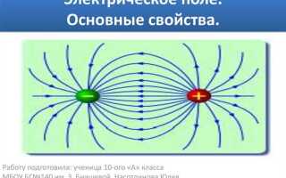 На какие частицы или тела действует электрическое поле