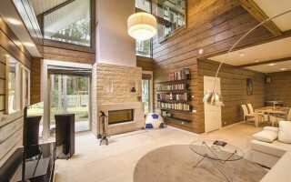 Каркасный дом как выглядит внутри без отделки