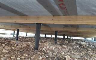 Как утеплить цоколь дома на винтовых сваях