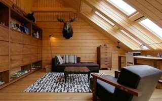 Как обустроить чердак в частном доме под комнату