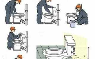 Как закрепить унитаз на кафельном полу чтобы не шатался