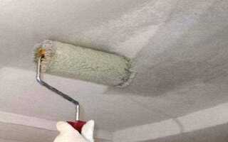 Как подготовить потолок к покраске водоэмульсионной краской после побелки