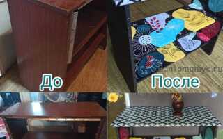 Как покрасить старую мебель своими руками в белый цвет