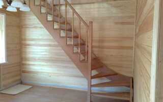 Как закрепить столб лестницы к деревянному полу