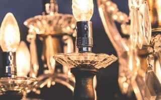 Как мыть люстры из различных материалов