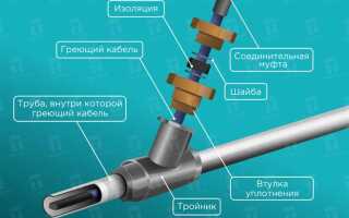 Греющий кабель для водопровода как подключить