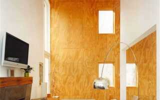 Чем отделать стены из фанеры внутри помещения