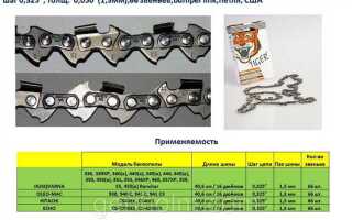 Как замерить шаг цепи бензопилы