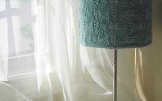 Как сделать прочным ткань для абажура