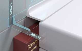 Как приклеить акриловый бордюр на ванну