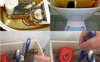 Почему не смывает унитаз и не набирает воду