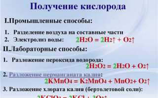 Где больше кислорода в кп или пс