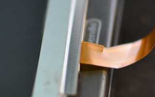 Как зачистить шлейф для пайки