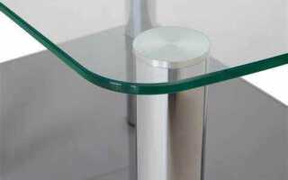 Как прикрепить стеклянную столешницу к подстолью