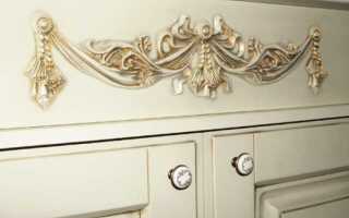 Как сделать патину на мебели