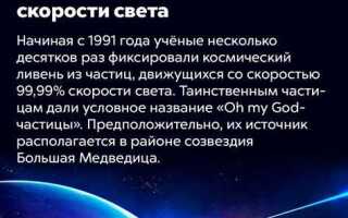 Какие частицы могут двигаться со скоростью света