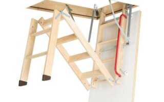 Как сделать чердачную лестницу своими руками раскладную