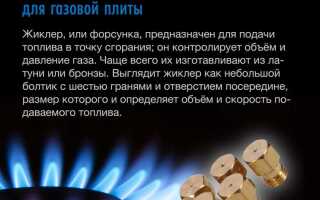 Какие жиклеры для баллонного газа на газовую плиту