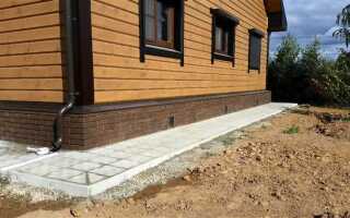 Как посчитать отмостку вокруг дома