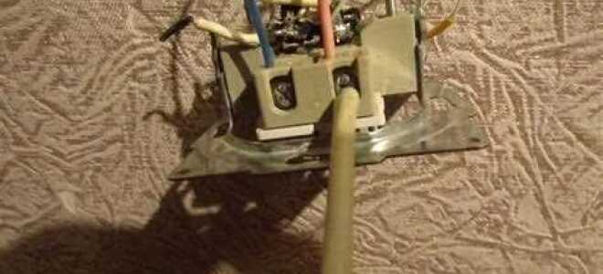 Как разобрать выключатель света одноклавишный