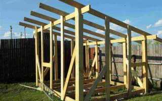 Как построить сарай из блоков своими руками