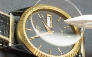 Как поменять стекло на часах