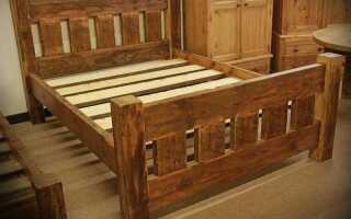 Как собрать кровать двуспальную деревянную старого образца