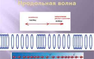 Что такое продольная волна в физике